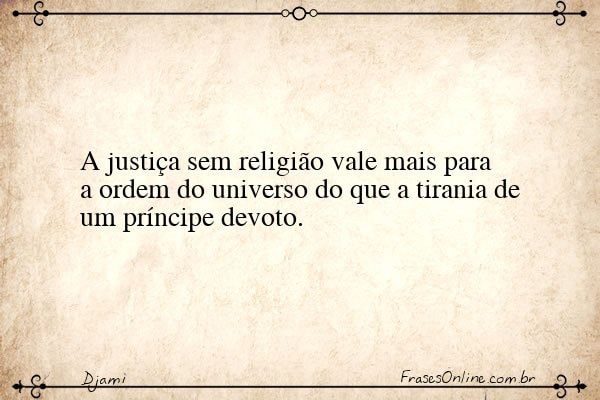 Frase de Djami