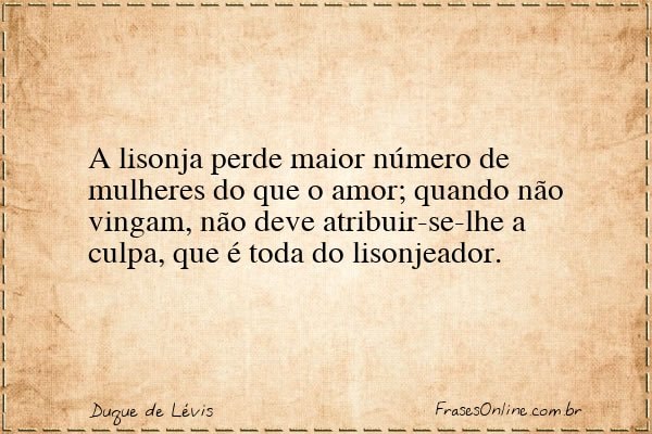 Frase de Duque de Lévis