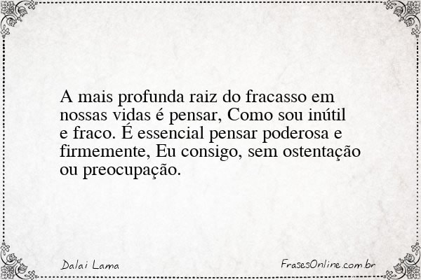 Frase de Dalai Lama
