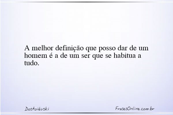Frase de Dostoiévski