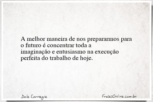 Frase de Dale Carnegie