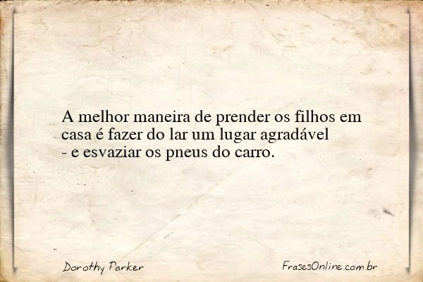 Frase de Dorothy Parker