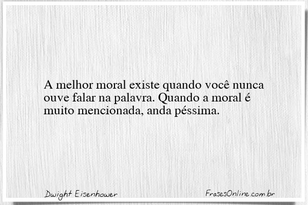 Frase de Dwight Eisenhower