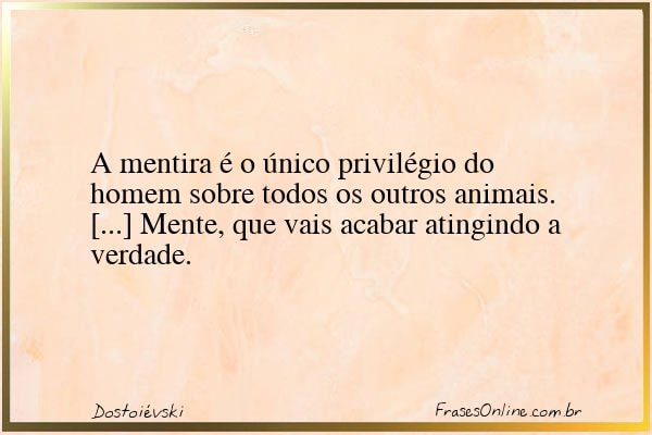 Frase de Dostoiévski