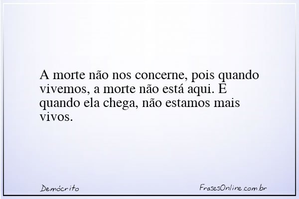 Frase de Demócrito