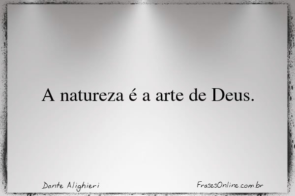 Frase de Dante Alighieri
