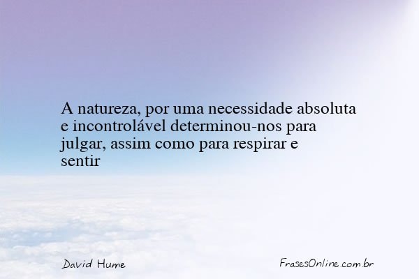 Frase de David Hume