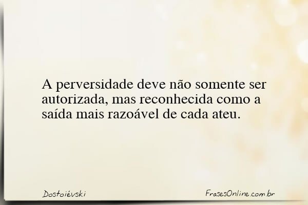 Frase de Dostoiévski