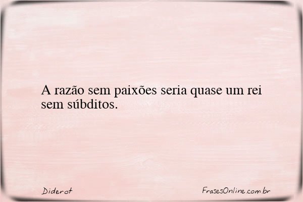 Frase de Diderot