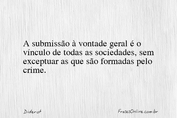 Frase de Diderot