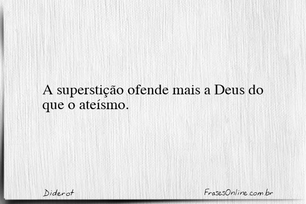 Frase de Diderot