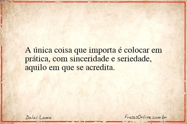 Frase de Dalai Lama