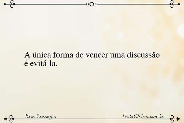 Frase de Dale Carnegie
