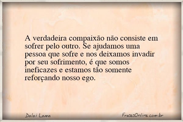 Frase de Dalai Lama