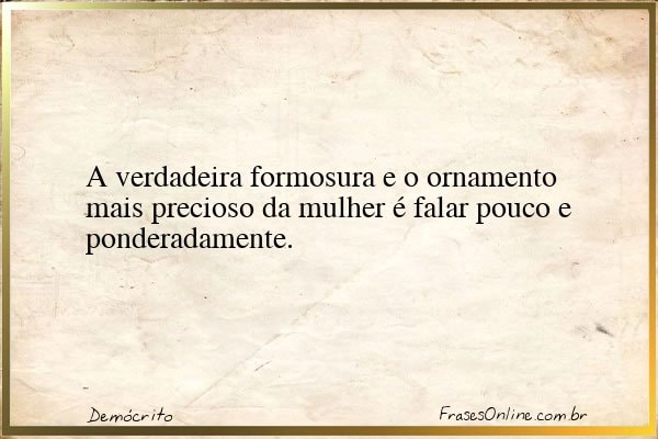 Frase de Demócrito