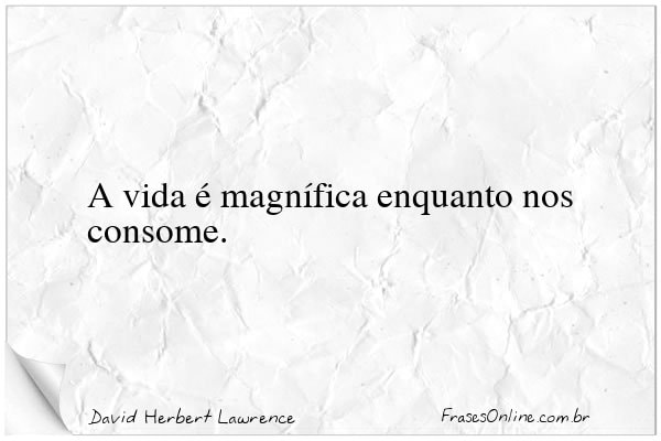 Frase de David Herbert Lawrence