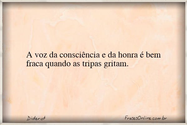 Frase de Diderot