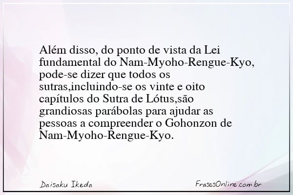 Frase de Daisaku Ikeda