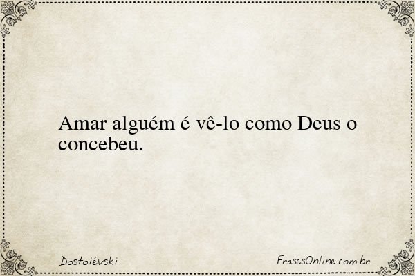 Frase de Dostoiévski