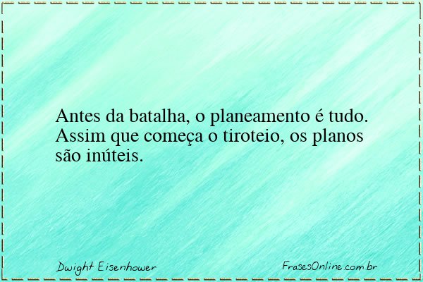 Frase de Dwight Eisenhower