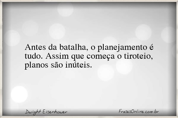 Frase de Dwight Eisenhower