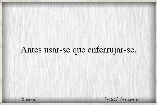 Frase de Diderot