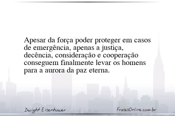 Frase de Dwight Eisenhower