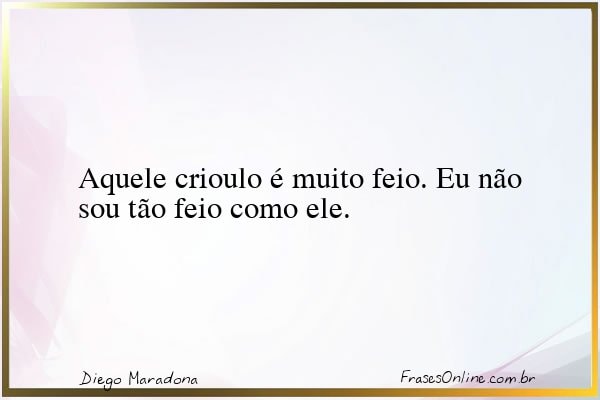 Frase de Diego Maradona