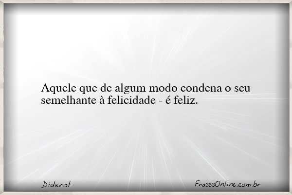 Frase de Diderot
