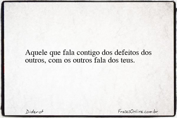 Frase de Diderot
