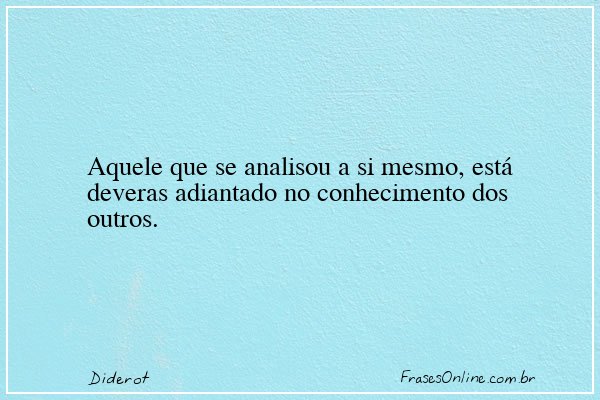 Frase de Diderot