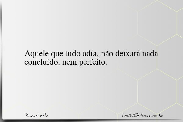 Frase de Demócrito