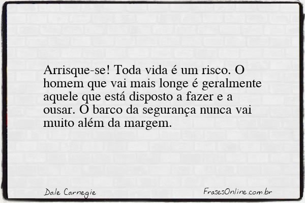 Frase de Dale Carnegie