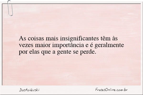 Frase de Dostoiévski