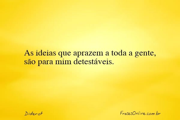 Frase de Diderot