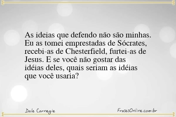 Frase de Dale Carnegie