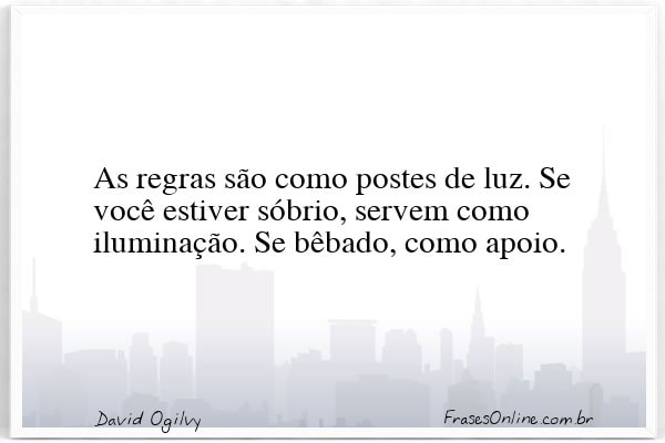Frase de David Ogilvy