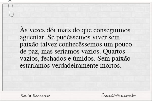 Frase de David Boreanaz