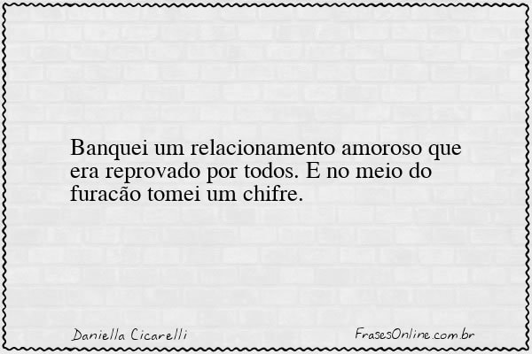 Frase de Daniella Cicarelli