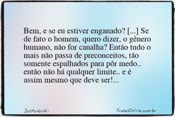 Frase de Dostoiévski
