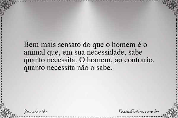 Frase de Demócrito