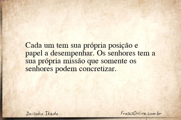 Frase de Daisaku Ikeda