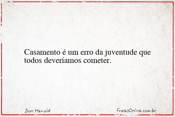 Frase de Don Herold