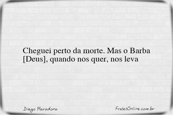 Frase de Diego Maradona