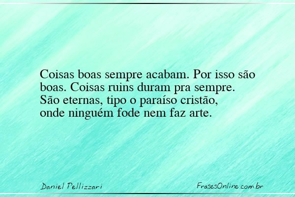Frase de Daniel Pellizzari
