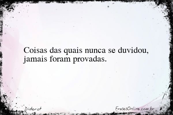 Frase de Diderot