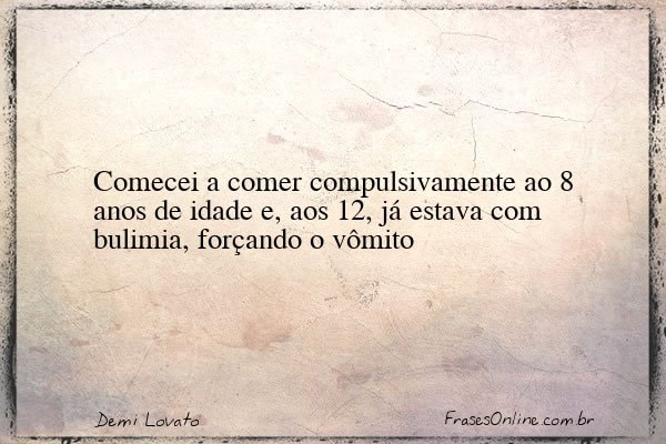 Frase de Demi Lovato