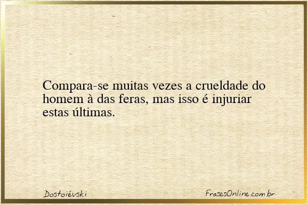 Frase de Dostoiévski