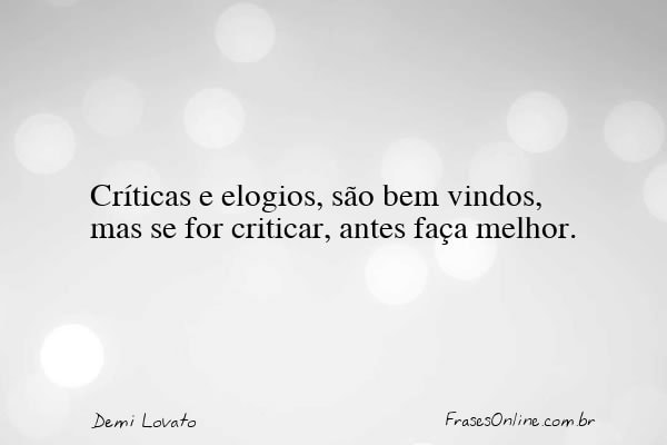 Frase de Demi Lovato