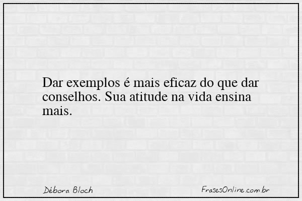 Frase de Débora Bloch